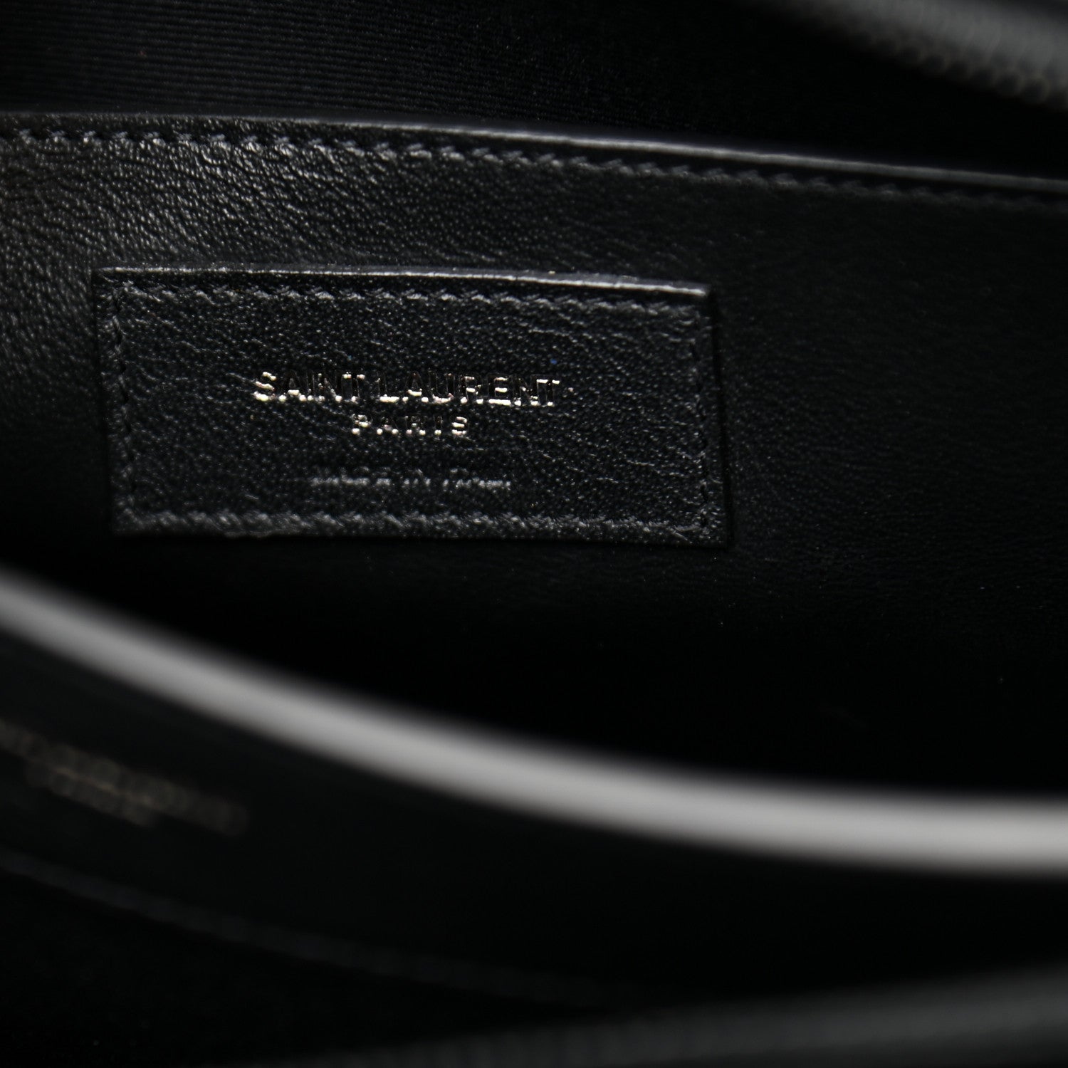 Saint Laurent Shiny Calfskin Medium Uptown Tote Black 6 of 12