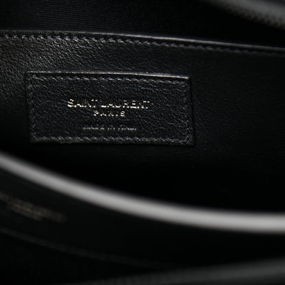 Saint Laurent Shiny Calfskin Medium Uptown Tote Black 6 of 12