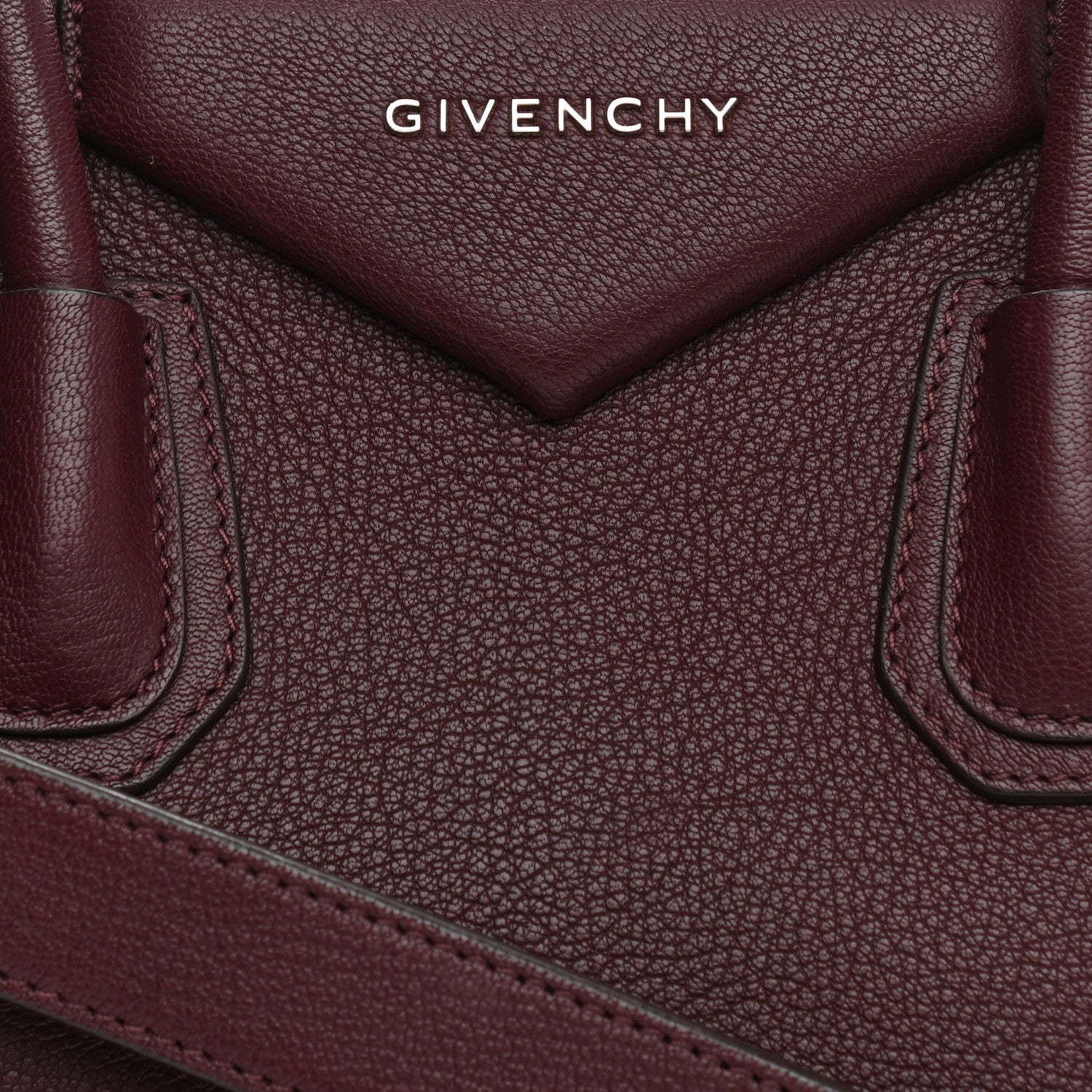 Givenchy Sugar Goatskin Small Antigona Oxblood 8 of 11