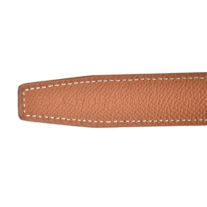 Hermes Swift Epsom 24mm H Belt 75 Black Gold 7 of 9