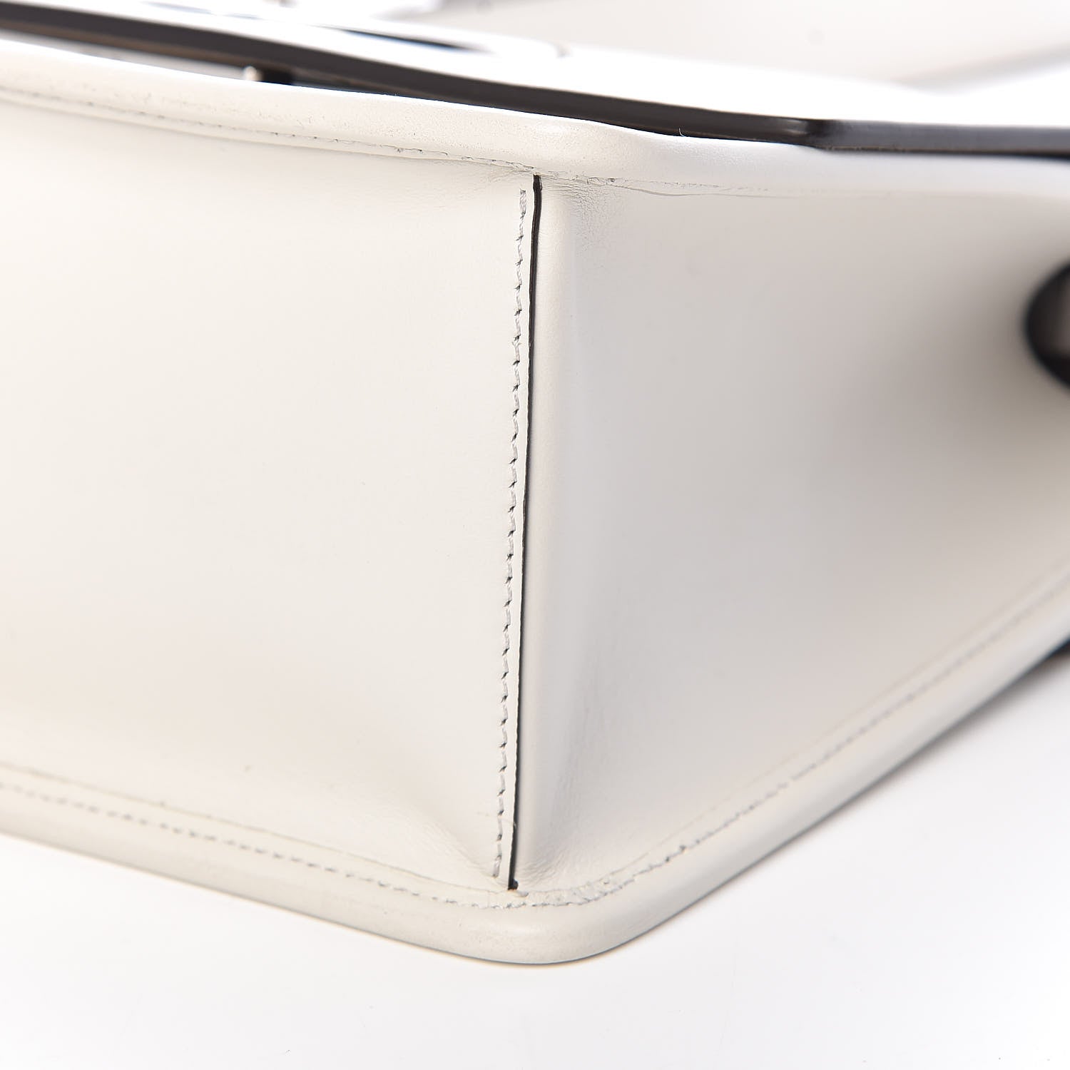 Fendi Vitello Century Opaco F is Fendi Kan I Shoulder Bag White Ice 10 of 12