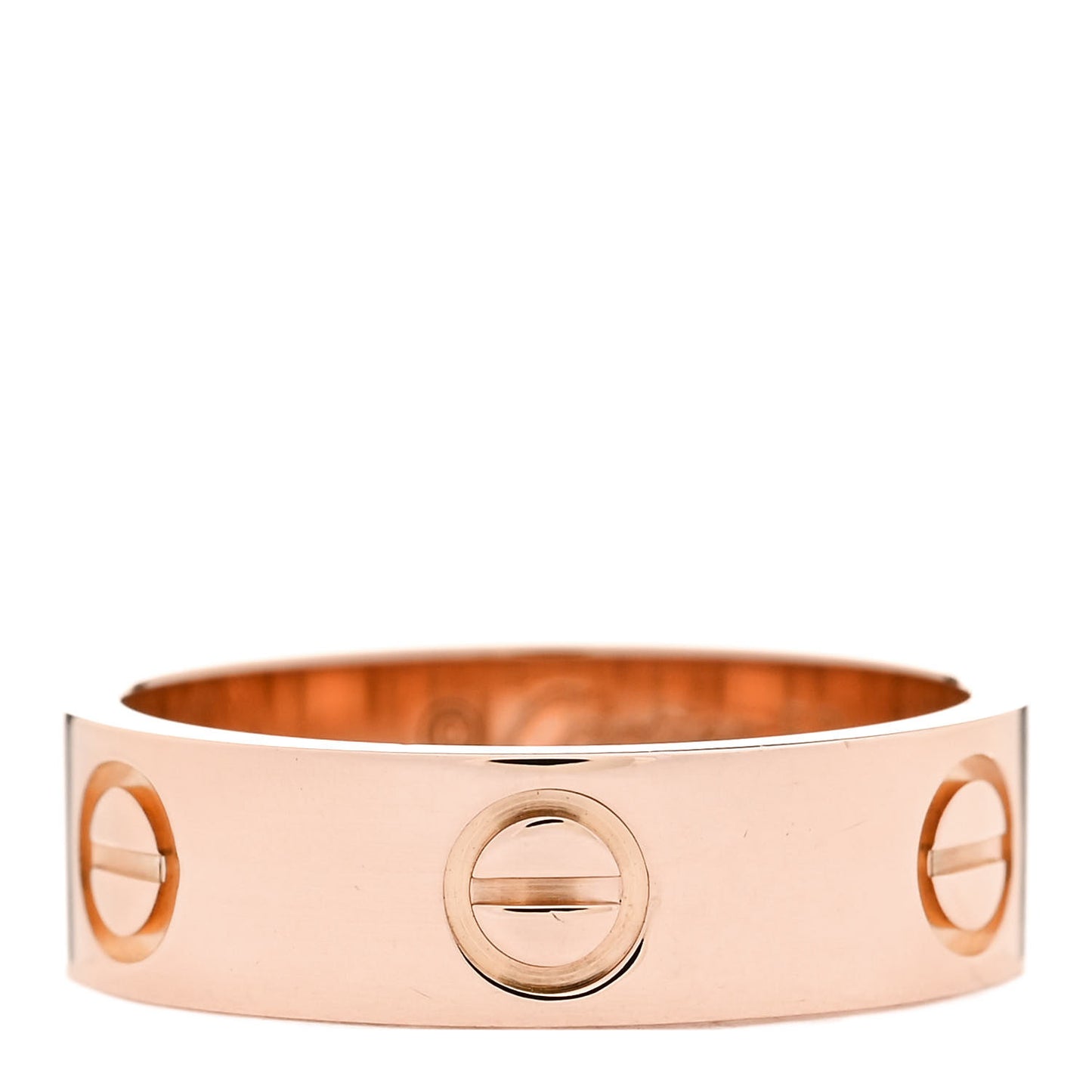 18K Pink Gold 5.5mm LOVE Ring 53 6.5