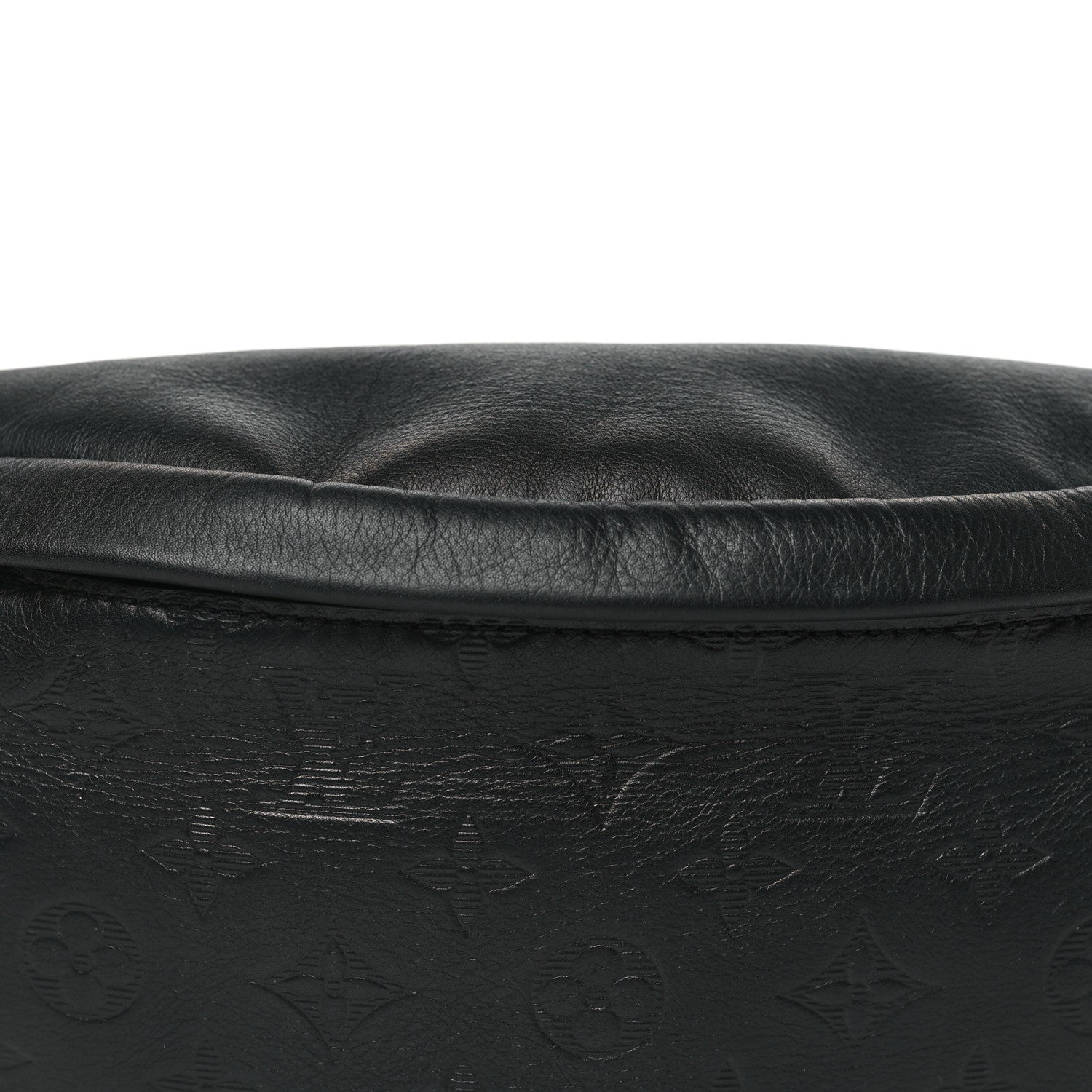 Louis Vuitton Calfskin Monogram Shadow Discovery Bumbag Black 7 of 9
