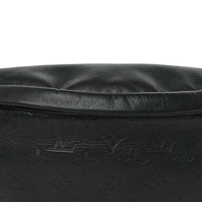 Louis Vuitton Calfskin Monogram Shadow Discovery Bumbag Black 7 of 9