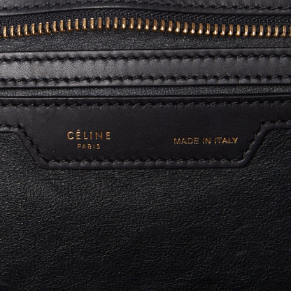 Celine Smooth Calfskin Canvas Medium Trapeze Black 8 of 8