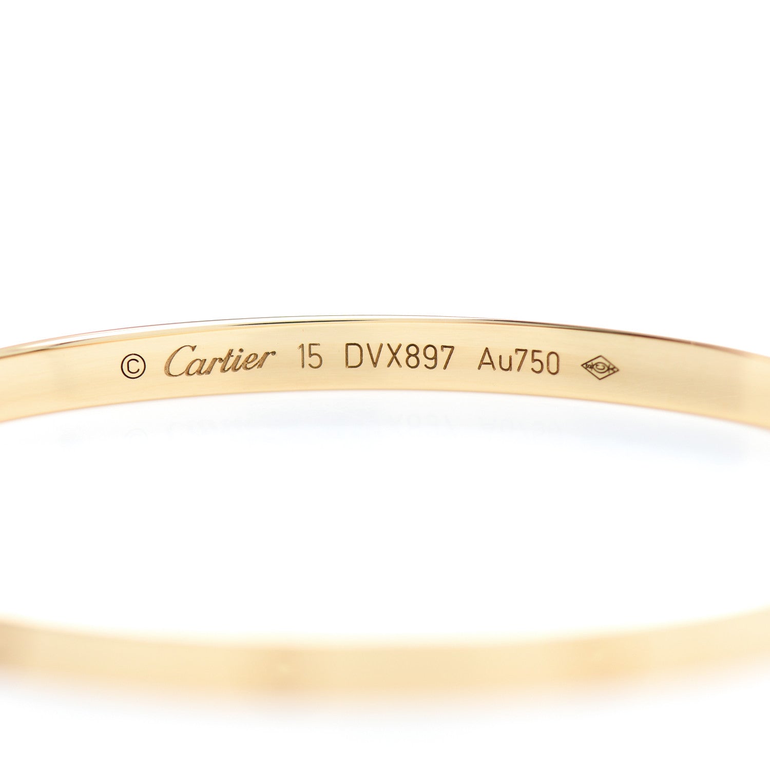 Cartier 18K Yellow Gold Small LOVE Bracelet 15 3 of 3
