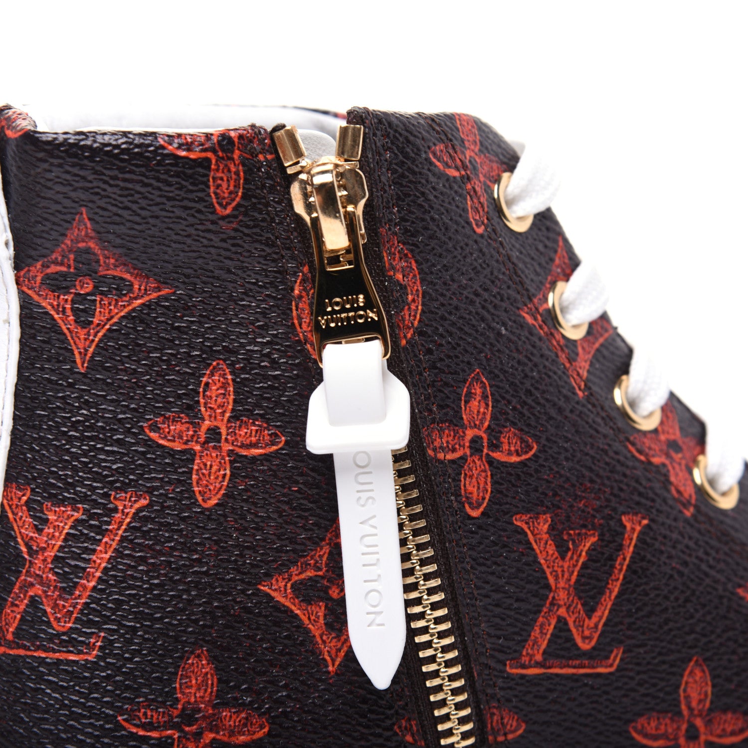 Louis Vuitton Catogram Stellar Sneaker Boots 37.5 Marron 9 of 11