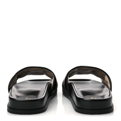 Gucci Nappa GG Matelasse Flat Slide Sandals 42 Black 6 of 11