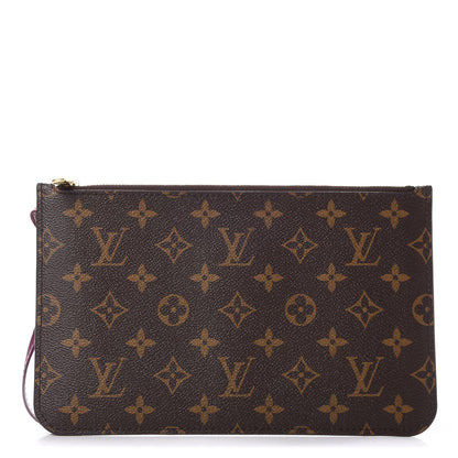 Louis Vuitton Monogram Totem Neverfull MM GM Pochette Magenta 1 of 9