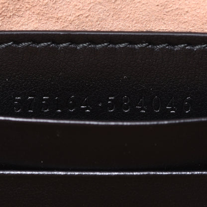 Gucci Calfskin Matelasse GG Marmont Round Wrist Wallet Black 8 of 9