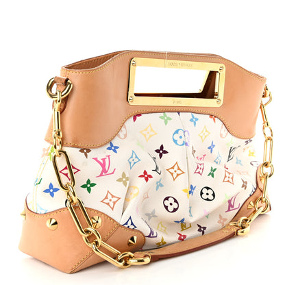 Louis Vuitton Monogram Multicolor Judy MM White 3 of 10