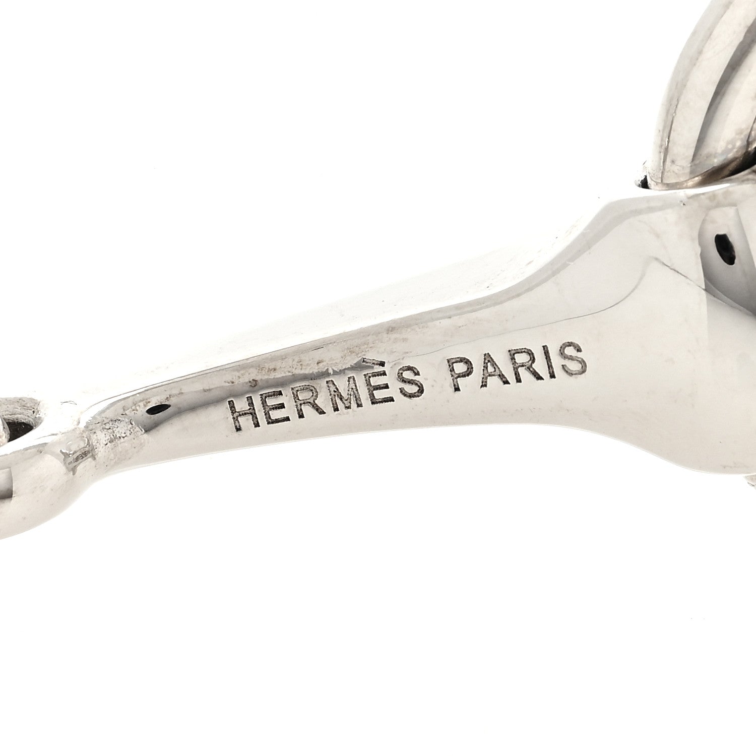 Hermes Palladium Large Mors Scarf Ring 3 of 4