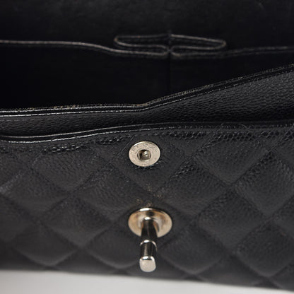 Chanel Caviar Quilted Small Double Flap Black 11 of 12