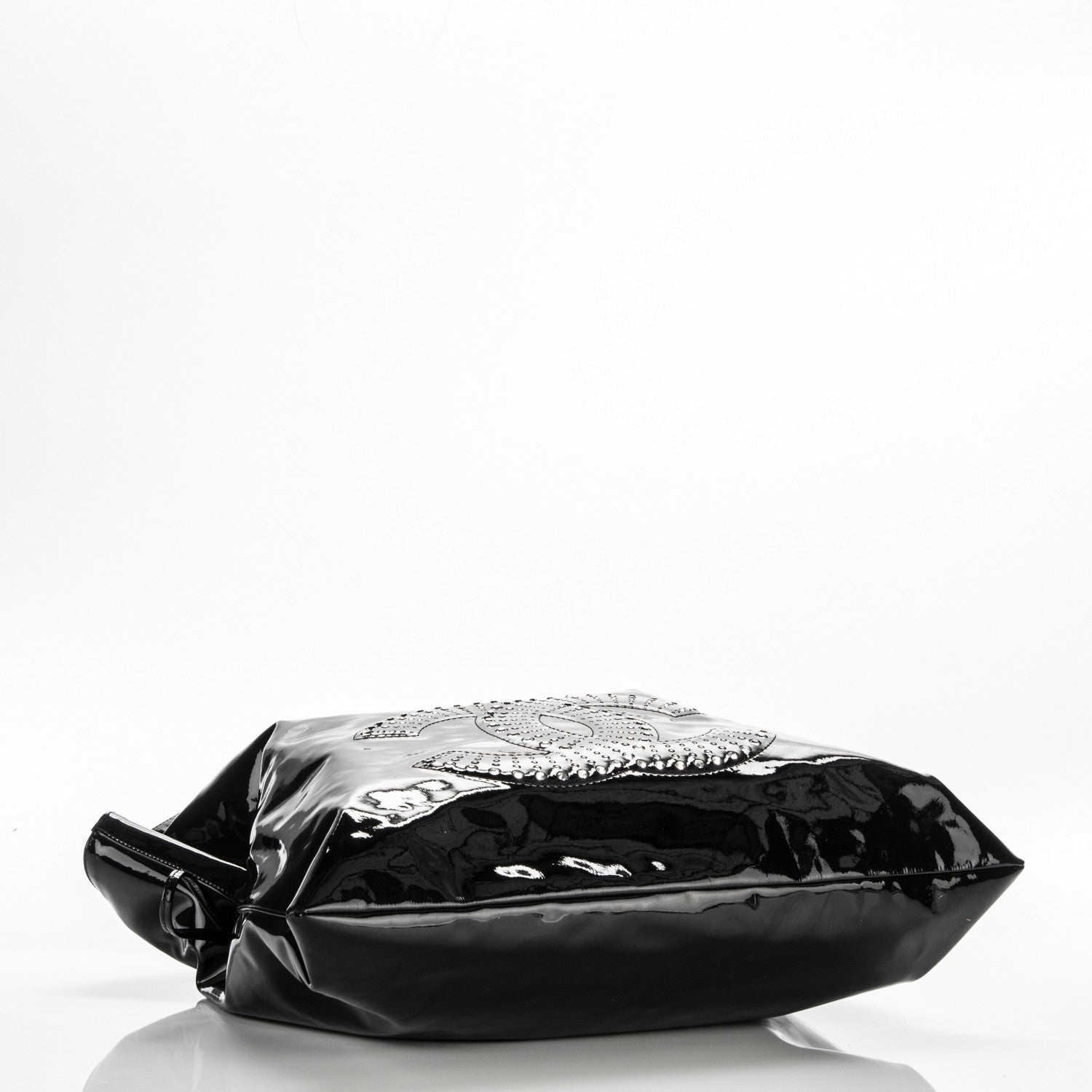 Chanel Patent Crystal Strass Bonbons Tote Black 4 of 7