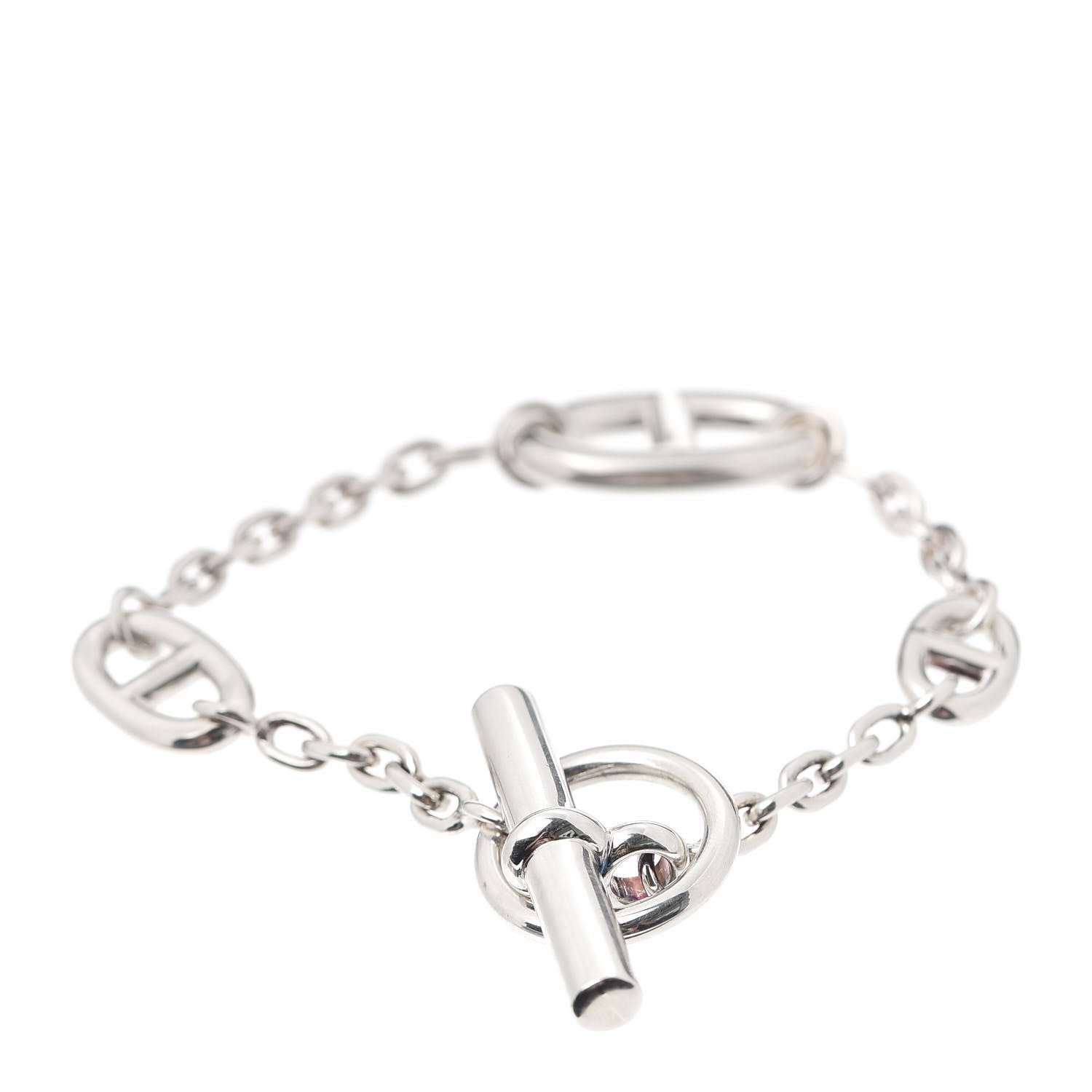 Hermes Sterling Silver Farandole Bracelet 3 of 5