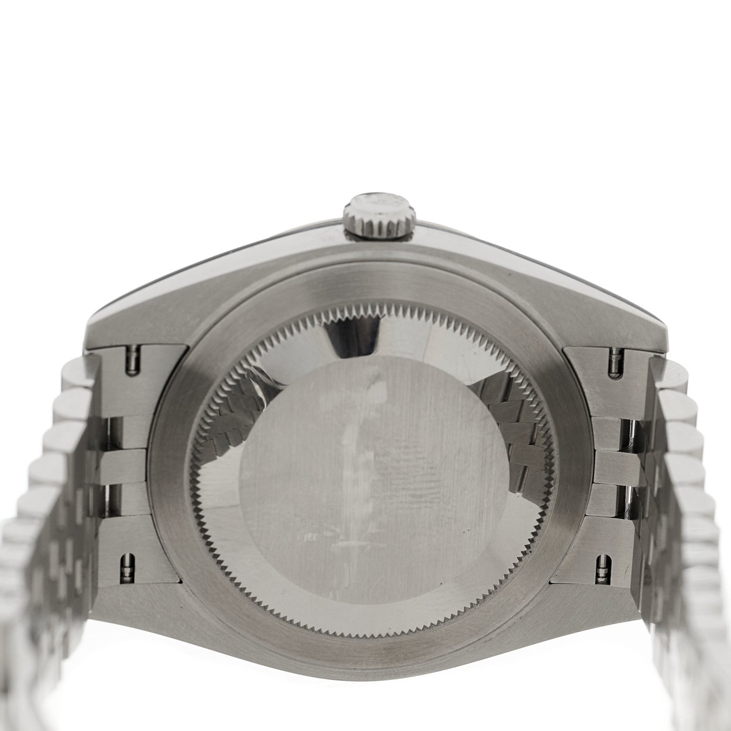 Rolex Stainless Steel 18K White Gold Diamond 41mm Oyster Perpetual Datejust Watch Bright Blue 126334 4 of 5