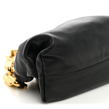 Bottega Veneta Calfskin The Pouch Chain Black 9 of 10