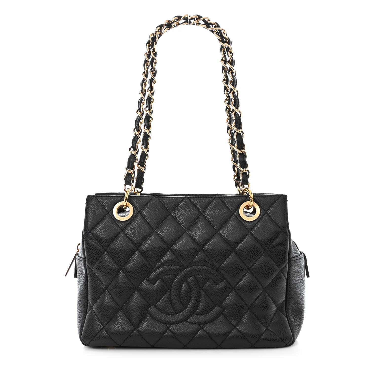 Chanel Caviar Quilted Petit Timeless Tote PTT Black 1 of 10
