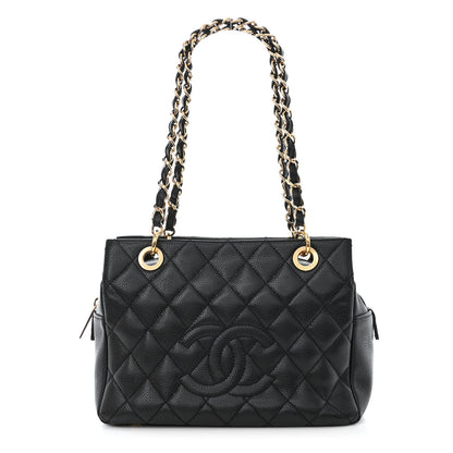Chanel Caviar Quilted Petit Timeless Tote PTT Black 1 of 10