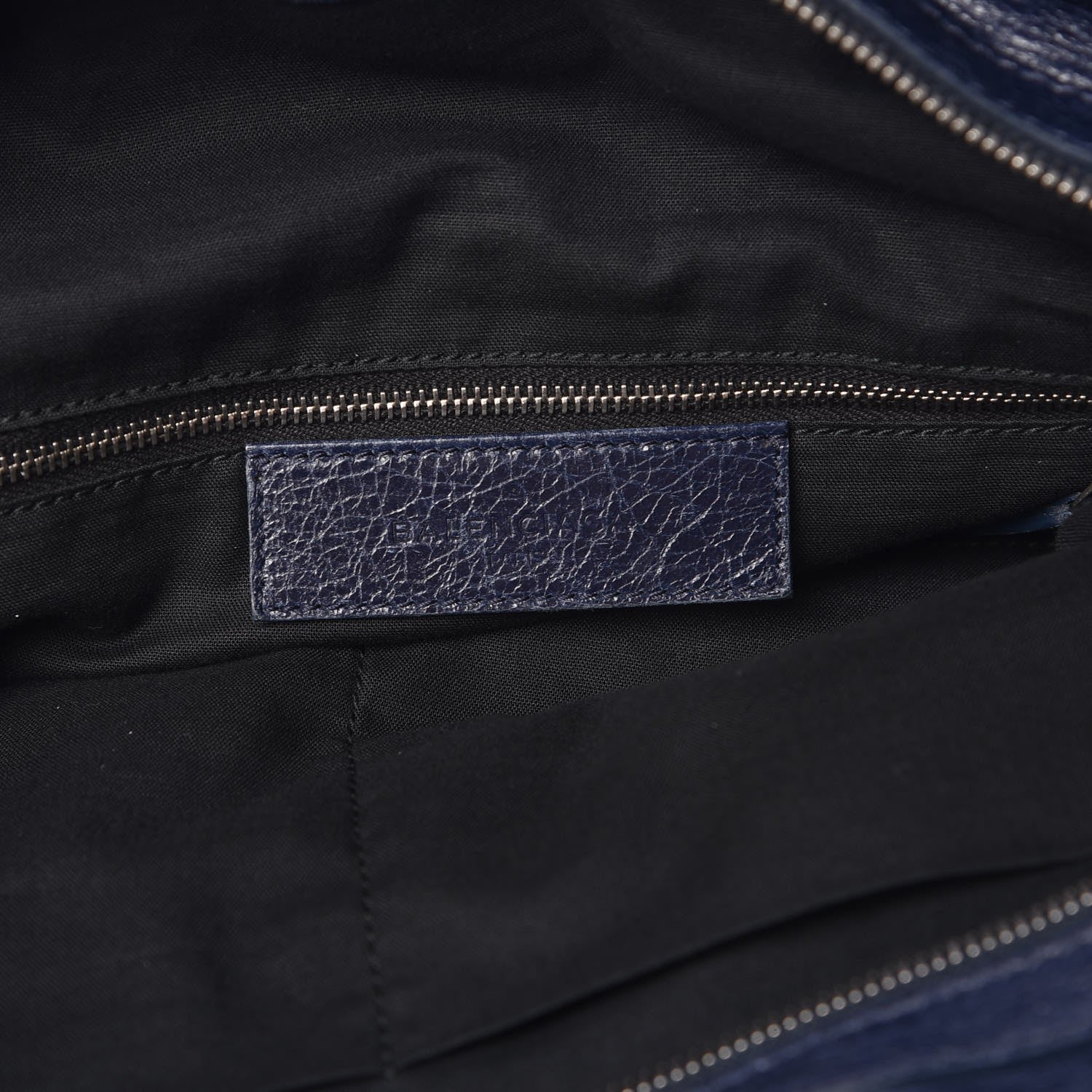 Balenciaga Agneau Classic Silver Hardware S Squash Boston Bleu Nuit Dark Sea 6 of 8