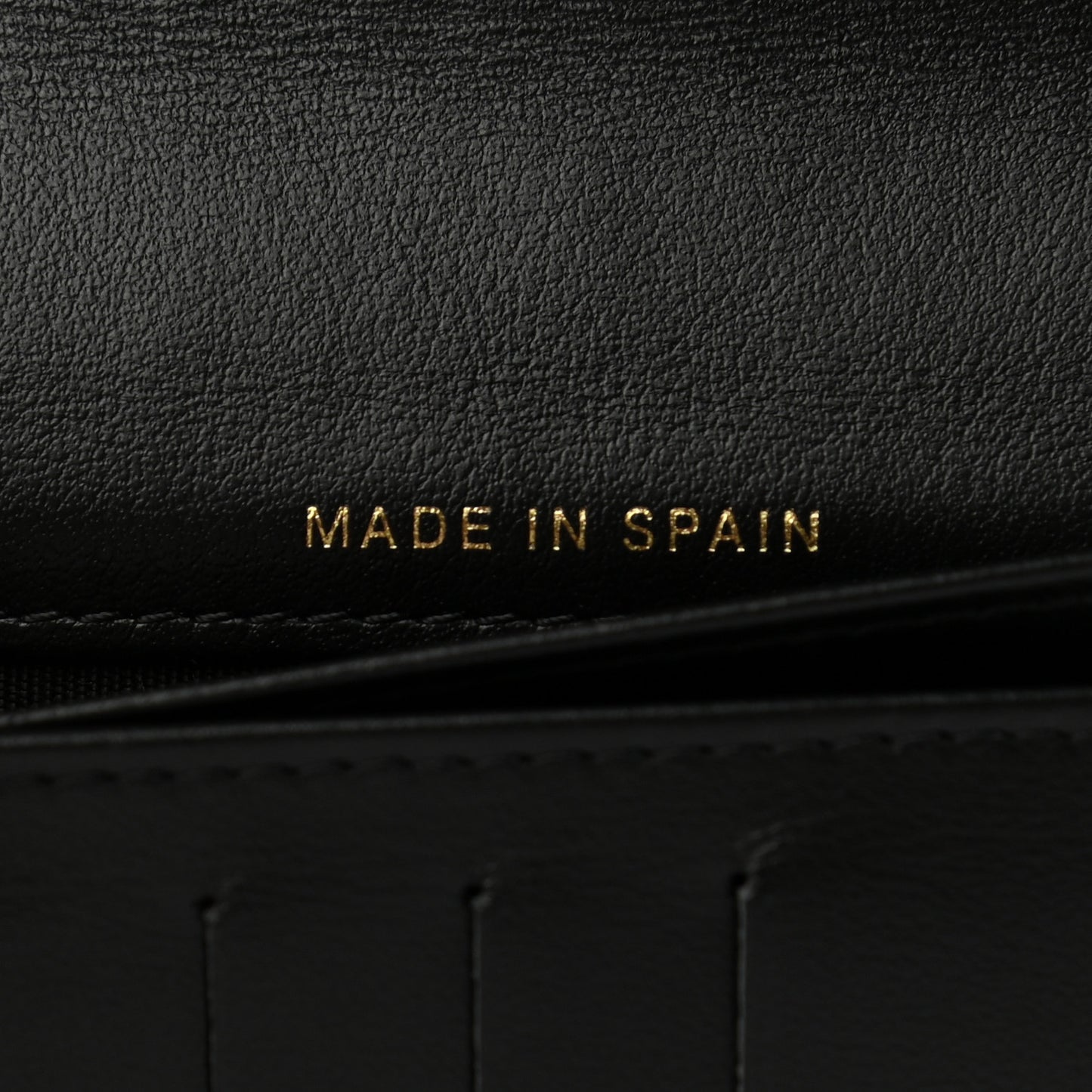 Caviar Quilted Boy Yen Wallet Black