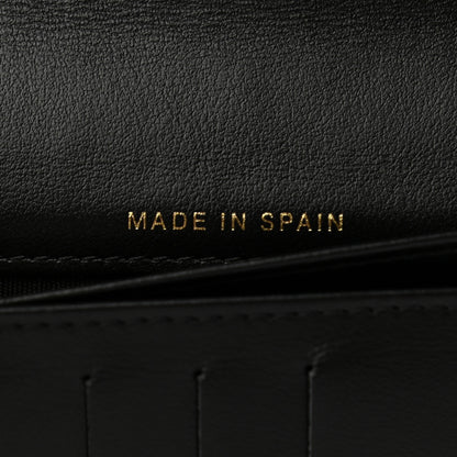 Chanel Caviar Quilted Boy Yen Wallet Black 7 of 9