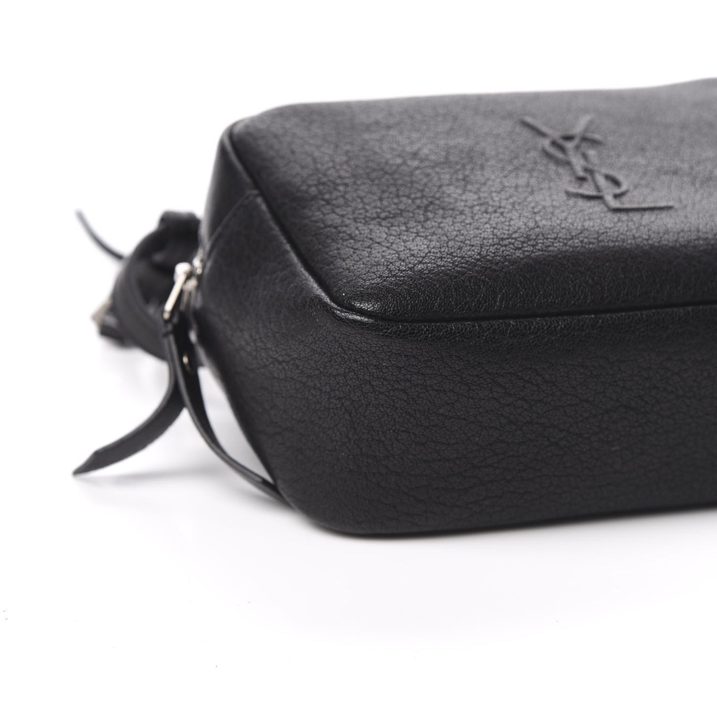 Lambskin Monogram Lou Belt Bag Black