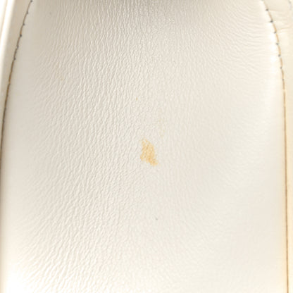 Chanel Calfskin Chevron Quilted Medium Boy Flap Ivory 16 of 18