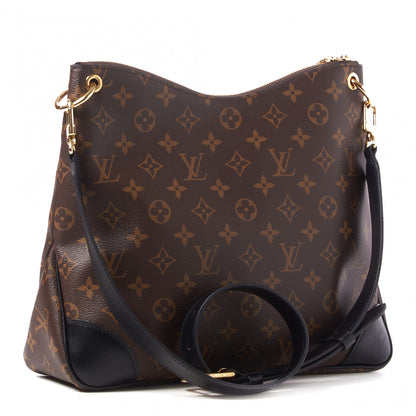 Louis Vuitton Monogram Odeon MM Black 3 of 8