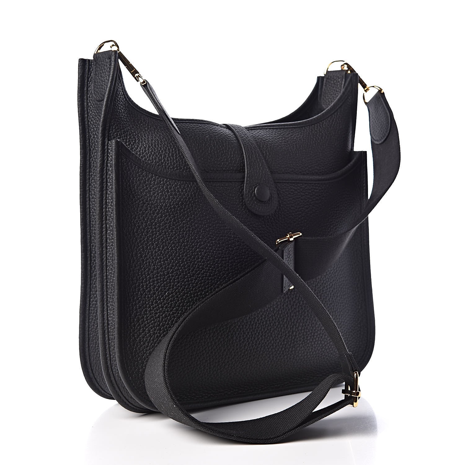 Hermes Taurillon Clemence Evelyne III PM Black 3 of 9