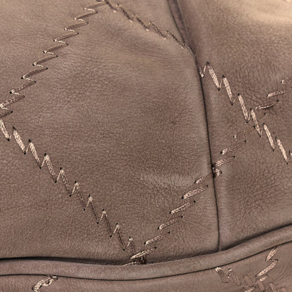 Chanel Suede Calfskin Ultimate Stitch Hobo Light Grey 13 of 13