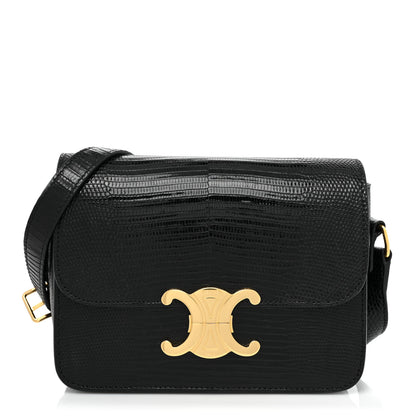 Celine Lizard Teen Triomphe Black 2 of 8