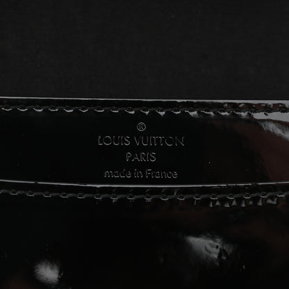 Louis Vuitton Patent Louise PM Chain Clutch Black 6 of 12
