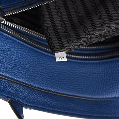 Prada Vitello Phenix Zip Shopping Tote Bluette 7 of 9
