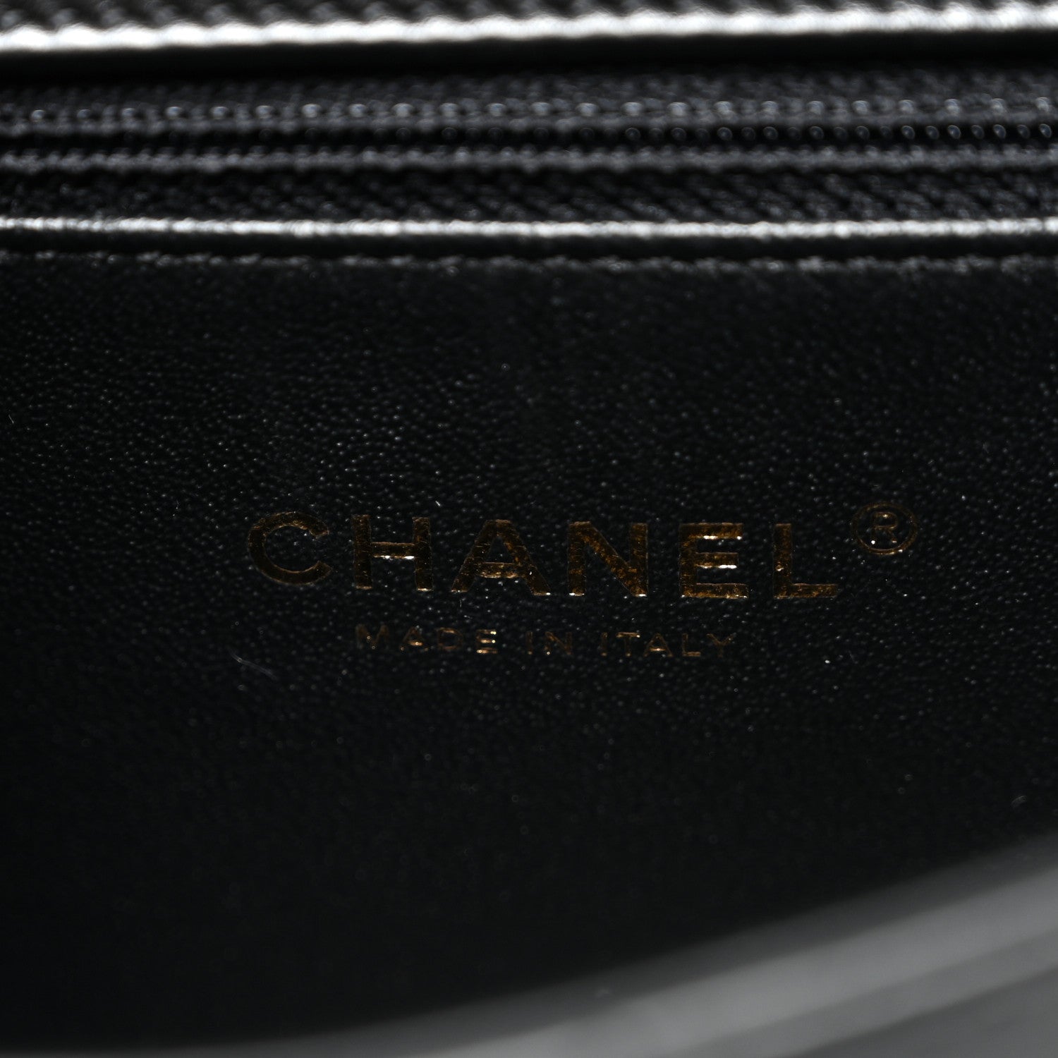 Chanel Calfskin Chevron Stitched Coco Waist Bag Black 6 of 10