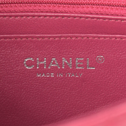 Chanel Patent Calfskin Quilted Mini Rectangular Flap Pink 6 of 11
