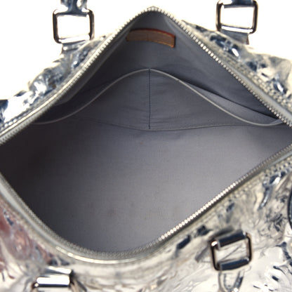 Louis Vuitton Monogram Miroir Speedy 30 Silver 13 of 18
