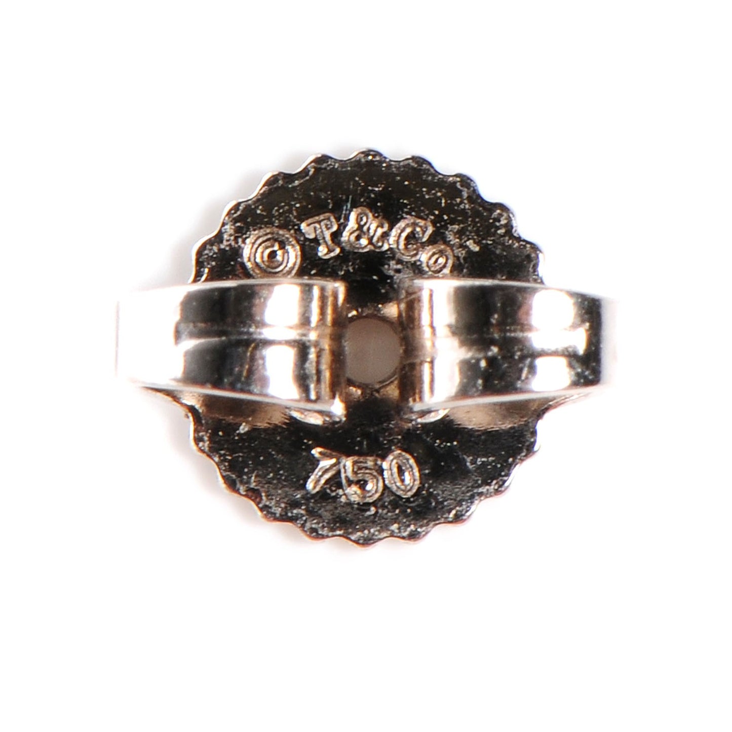 18k White Gold Diamond Flower Stud Earrings