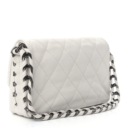 Chanel Calfskin Quilted Medium Modern Chain Flap White 2 of 8