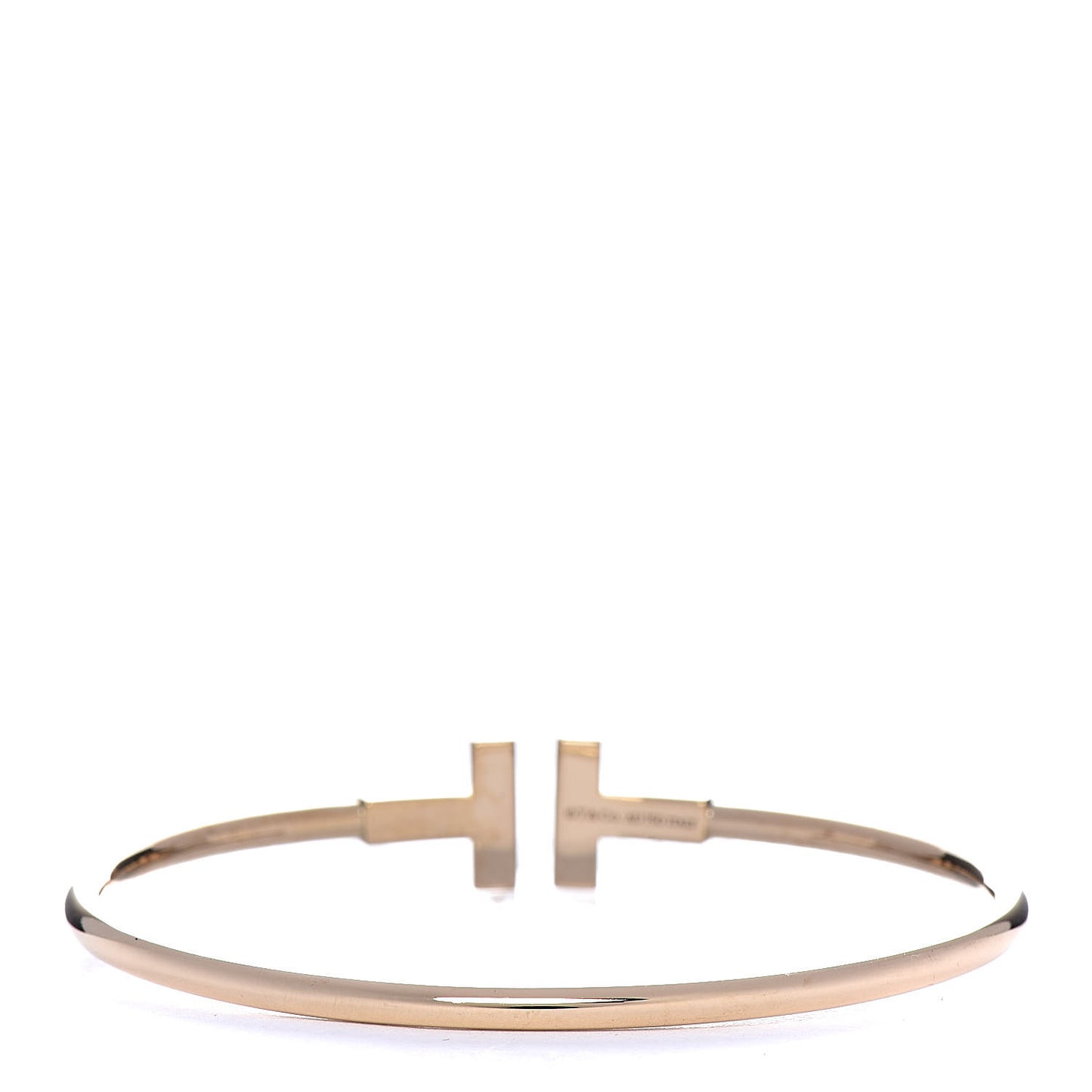 18K Yellow Gold T Wire Bracelet