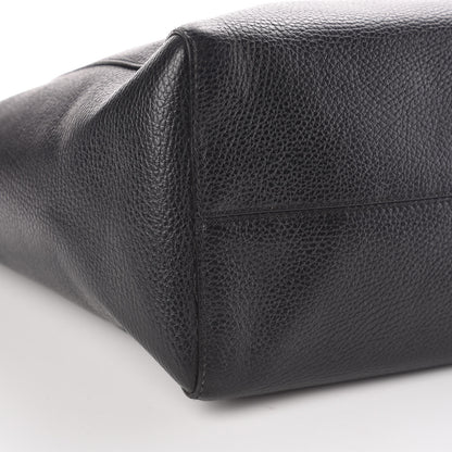 Gucci Pebbled Calfskin Medium Swing Tote Black 5 of 10