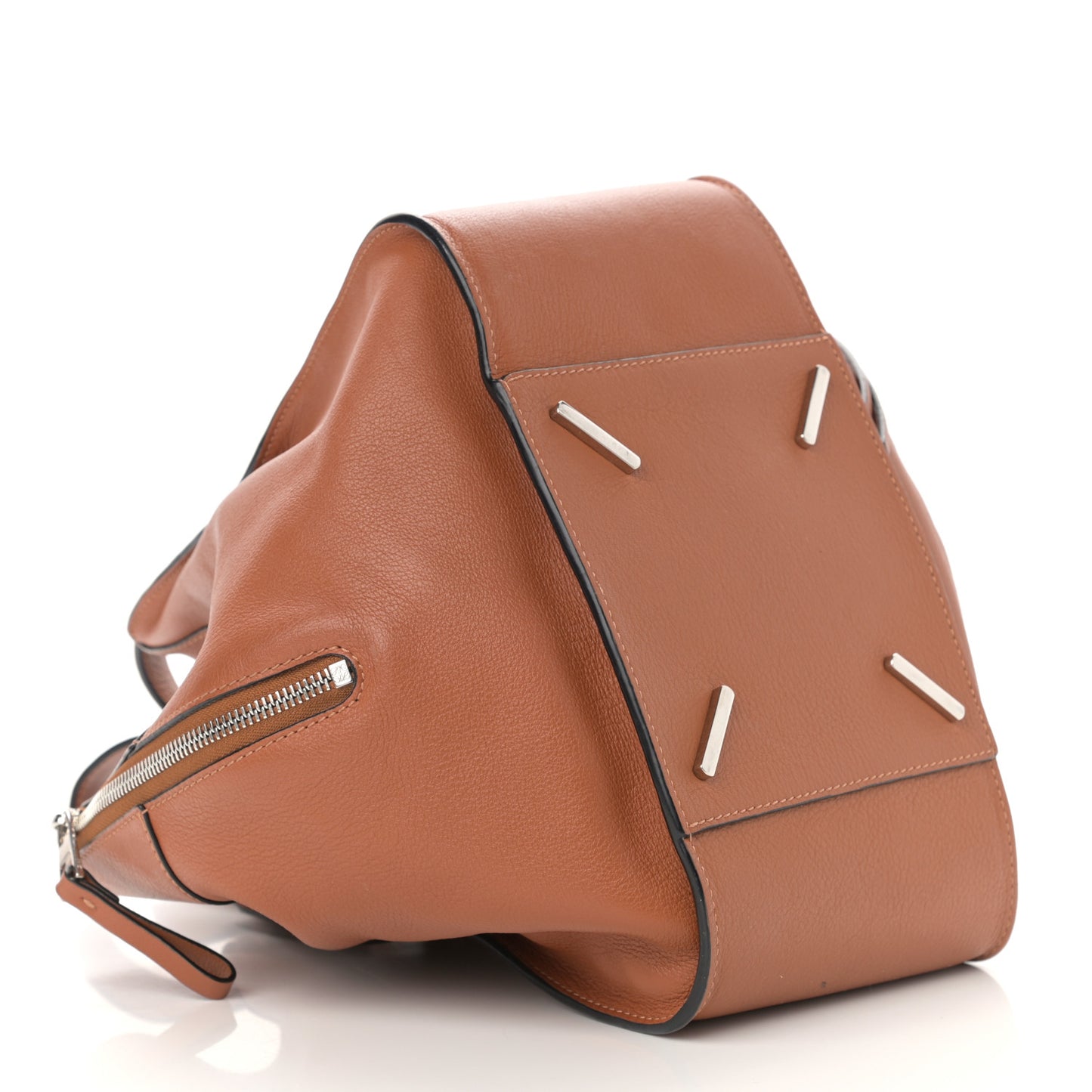 Calfskin Small Hammock Shoulder Bag Tan