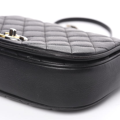 Chanel Calfskin Quilted Small Casual Pocket Messenger Flap Black 8 of 10