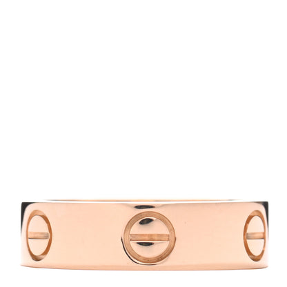Cartier 18K Yellow Gold 5.5mm LOVE Ring 53 6.25 3 of 5