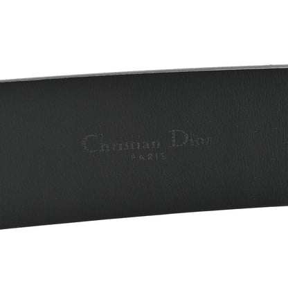 Christian Dior Ultra Matte Calfskin 35mm Montaigne Belt 85 34 Blue Black 5 of 6