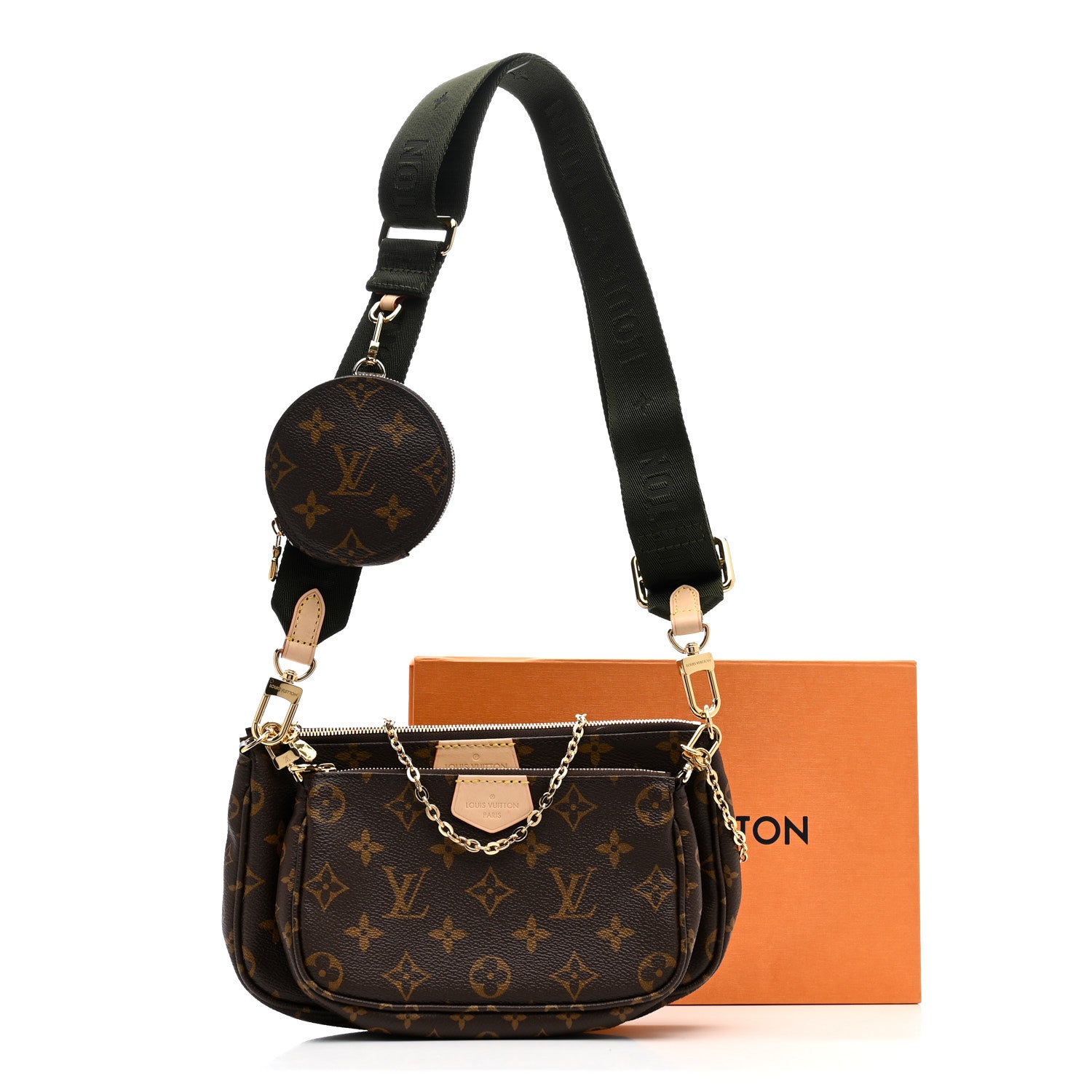 Louis Vuitton Monogram Multi Pochette Accessories Kaki 19 of 21