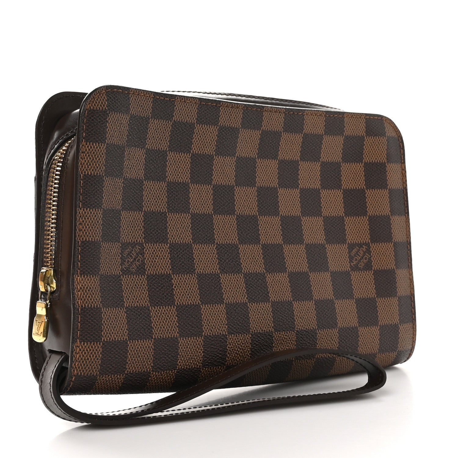 Louis Vuitton Damier Ebene Pochette Saint Louis Clutch 3 of 9