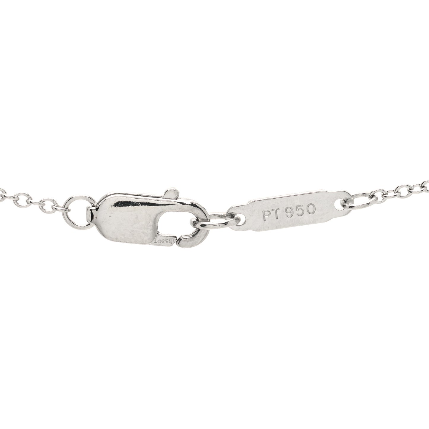 Platinum Diamond Jazz Drop Pendant Necklace