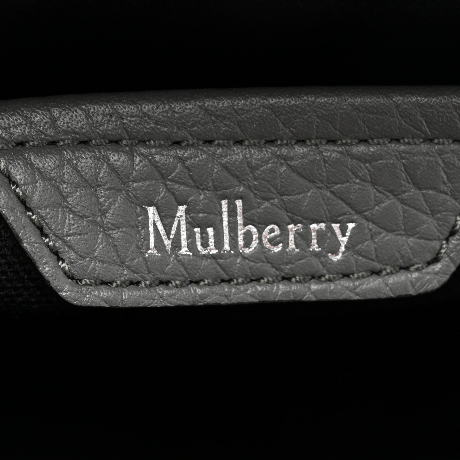 Mulberry Calfskin Belgrave Crossbody Charcoal 6 of 10