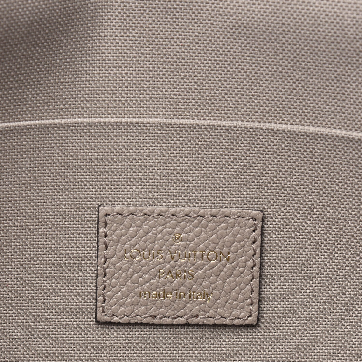 Louis Vuitton Empreinte Monogram Giant Felicie Pochette Tourterelle Creme 6 of 13